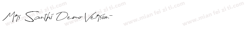 Mrs Santhi Demo Version字体转换